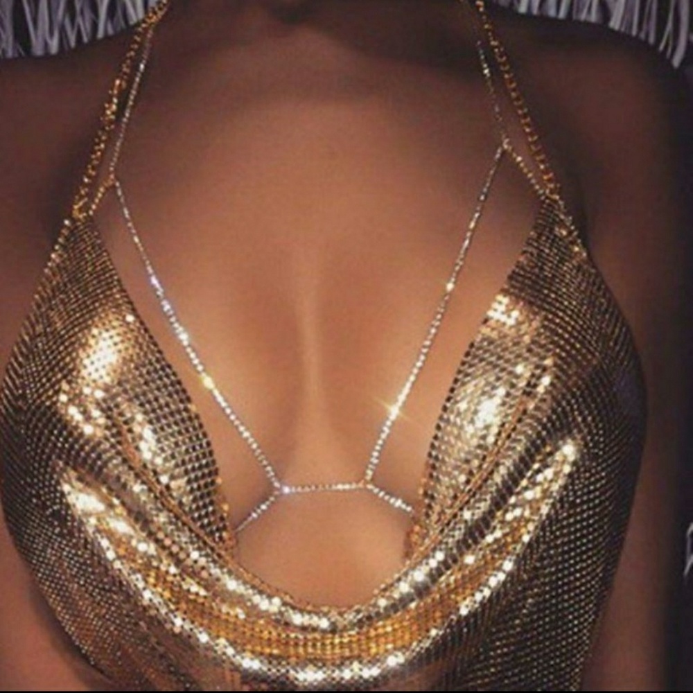🎀Sexy Sparkling Rhinestone Body Jewelry - Picture 1 of 7